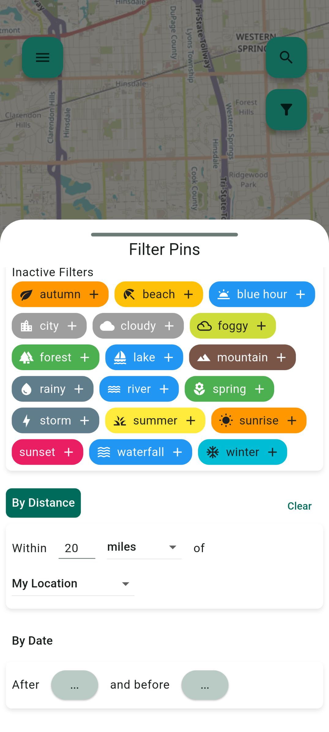 Filter Options